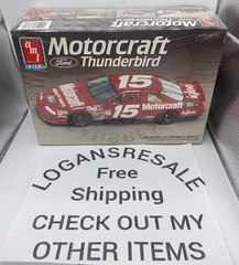 🏁 AMT/ERTL Nascar #15 Motorcraft Ford Thunderbird 1/25 Model Kit #6162 Sealed