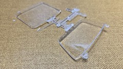 1969 FORD COBRA TORINO FRONT & REAR GLASS 1:25 Scale AMT NEW Model PARTS