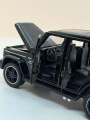Mercedes AMG G-Class Diecast Model Car Metal Black w/ Lights & Opening Doors