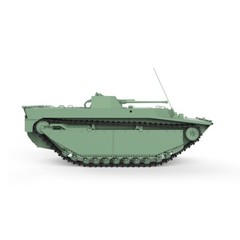 SSMODEL SS35670 1/35 Military Model Kit France LVT-4/40mm Bofors Light Tank