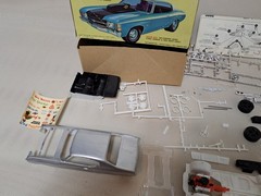 AMT T117 1971 Chevy Chevelle.SS 454 Annual vintage Model KIT 1/25 Needs Finish