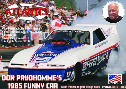 Atlantis M2711 Don Prudhomme’s 1985 Funny Car 1/24 model kit