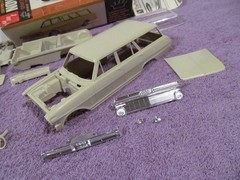 1963 AMT Chevy II Nova Station Wagon Vintage Craftsman Series Built Up MPC JOHAN