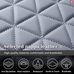 Coverado Seat Covers for Dodge Ram Full Set, Waterproof Truck Car Seat Cover