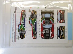 LB Production 1/24 Mercedes AMG GT3 SPS Automotive Kyalami 9H 2019 Decal LB24026