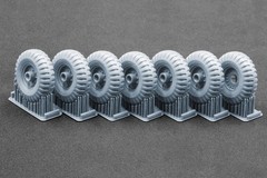 Alvis FV622 Stalwart Mk.2 Ordinary Wheel set for Airfix 1/35 ScaleX WM 35026