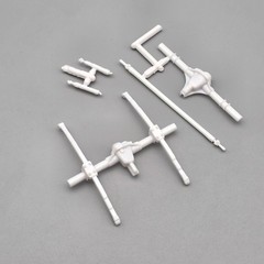 MPC 1/25 1953 53 Ford Stepside Pickup Parts Kitbash Rear End Suspension