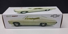New 1968 Chevy Impala Hardtop White Custom Made Promo Model BOX ONLY..NO CAR