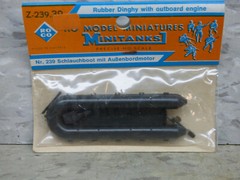 Roco Minitanks (NEW) 1/87 Z-239 WWII US Rubber Dingy Accessory Set Lot # 5563K