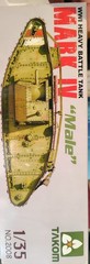 Takom Mark IV Male WWI Heavy Battle Tank Model Kit 2014 1/35 Scale
