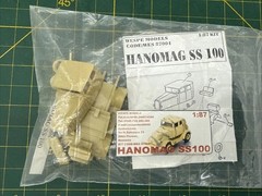 Wespe Models 1:87 HANOMAG SS100 Resin Model Kit 87004