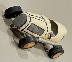Vintage Custom Built Wood Midget Racer Model Indy 500 Marx Slush Race Stock Car