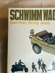 Nitto Model Kit German Army Jeep Schwimm Wagen 1/76 Sealed 448-250