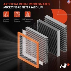 A-Premium Engine Air Filter Compatible with Audi A3, A3 Quattro, Q3, S3, TT