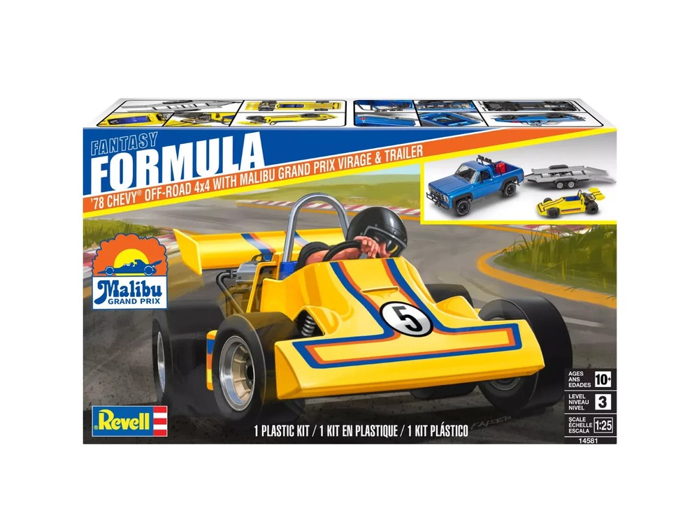 * Revell 1:25 Fantasy Formula ’78 Chevy Off-Road 4×4 w/ Racer Plastic Model Kit