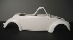 1950 VW HEBMULLER ROADSTER RESIN CONVERSION KIT for 1/24 TAMIYA 1966 VW KITS