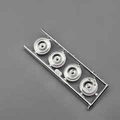AMT 31838 1/25 57 Ford Fairlane Parts Kit Bash Chrome Wheels
