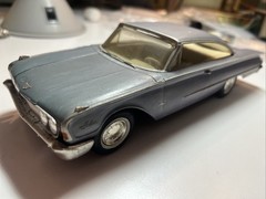VTG RARE 1960 Release AMT 1960 Ford Starliner Model Kit Built # 1160-139 W/ Box