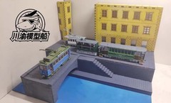 1/72 European City Street Tank Diorama DIY Kit