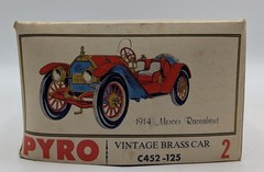 Pyro 1914 Mercer Raceabout Vintage Brass Car Plastic Model Kit 1:32