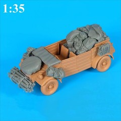 1:35 Cast Resin Model Kit, Tank Parts Pile Up, Gk, Uncolored Model Kit