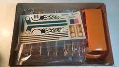 Hen’s Teeth Mini Craft 1/20 Scale Datsun/Nissan Camper Van Dynamic Orange Bandai