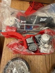 Vintage Model Motorcycle Parts Lot Misc