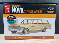 AMT – 1963 CHEVY II NOVA STATION WAGON – 1:25 SCALE KIT – FACTORY SEALED NEW