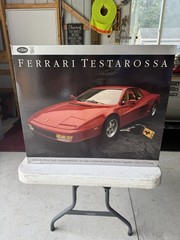 VINTAGE NEW OLD STOCK FERRARI TESTAROSSA MODEL KIT 1/8 SCALE TESTORS WITH BOX