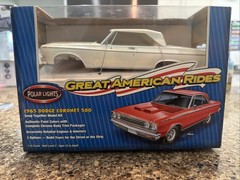 POLAR LIGHTS 1965 DODGE CORONET 500 WHITE PAINT FACTORY SEALED! CIRCA 2004! VMCP