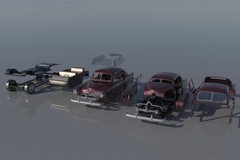 ABS Like Resin 3D Printed 1951 Henry J Model in 1/25