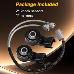 Knock Sensor and Harness Kit Compatible with Toyota 4Runner Avalon Camry Corolla