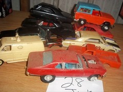 Model Car Junkyard/Parts Lot Salvage Built Plastic Models #28