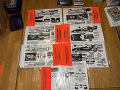 Lot of 33 SLIXX NHRA Waterslide Decal Sheets Funny Cars Dragsters Pro Stock NOS