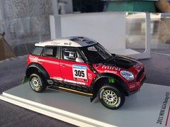 1/43 TSM Mini Countryman,Dakar Rally ,4WD, red/wh. Roof,no305, mint!!!