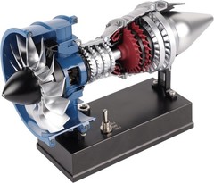 Educational DM122 Turbofan Engine Model Kit – All-Metal, 1:20 Scale Assembly Kit