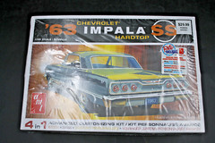 4pc Sealed 1/25 AMT Revell Model Kits Chevy ’62 Bel Air ’63 ’65 ’67 Impala SS
