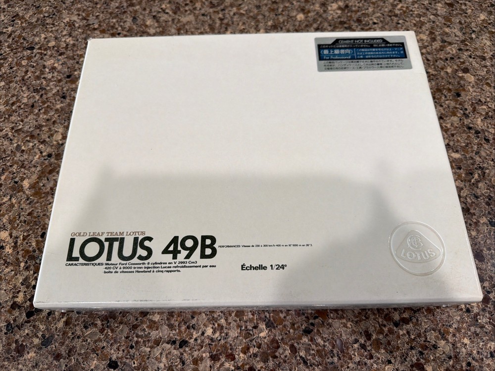 UNION GOLD LEAF TEAM LOTUS 49B FACTORY SEALED INSIDE KIT! CIRCA 2000! VMCP!
