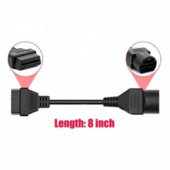 For Mazda OBD1 to OBD2 Adapter Cable 17-Pin to 16-Pin Diagnostic Connector