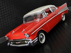 57 Chevy 1957 Chevrolet Built Vintage Car 1 24 Red BelAir 12 Model 56 18 1955 55