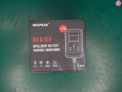 2-Pack Smart Fully Automatic 6V 12V Battery Charger Maintainer for Car, Marine,