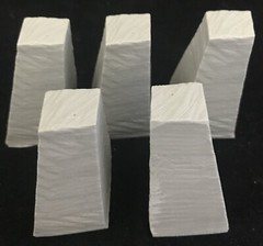 Dragons Teeth Obstacles 50mm Type C (Pack of 5), 1/35th Resin Base TW-35210