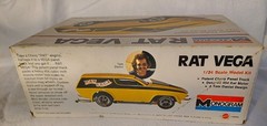 MONOGRAM 1/24 TOM DANIEL RAT VEGA MODEL BOX ONLY