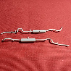 Exhaust 1972 Ford F100 Sport 1:25 Scale Model Car Part Moebius