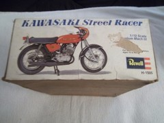 RARE 1972 Kawasaki Street Racer Motorcycle 1/12 Model Kit 1972 COMPLETE UNBUILT