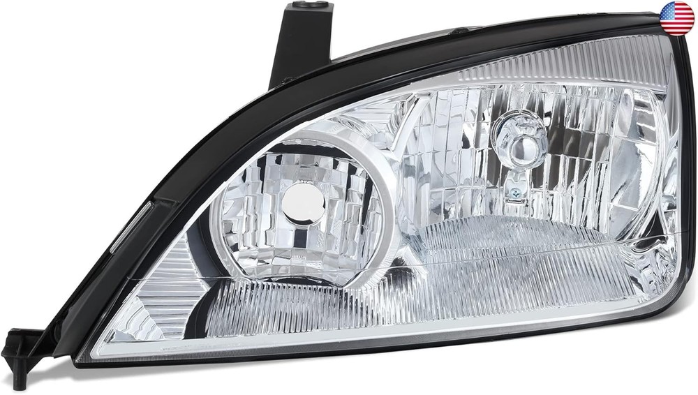 DNA MOTORING Left OE Style Headlight Compatible with 2005-2007 Focus Excludes