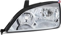 DNA MOTORING Left OE Style Headlight Compatible with 2005-2007 Focus Excludes