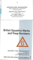 Archer British Squadron Marks Troop Numbers Green Fourth Regiment Motor AR35086G