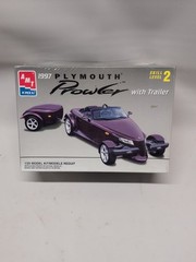 AMT ERTL 8588 1997 Plymouth Prowler & Trailer Kit 1/25th Factory Sealed