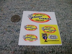 Decals / Stickers Honest Charley Speed Shop 3 3/4″ x 3 1/2″ sheet D2